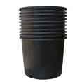 thumbnail image 1 of SHZAITOR 14.2" x 11.5" x 11.2" Round Black Plastic Premium Nursery Plant Pots (10 Count), 1 of 10