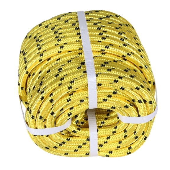 SHZAITOR 1/2 Inch x100/150/ 200 FT Double Braid Polyester Arborist Rigging Rope,Nylon Pulling Rope Arborist Rigging Rope Sailing Rope for Camping Swings Arborist Gardening Marine