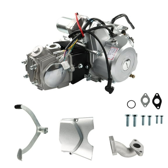 SHZAITOR 125cc Semi Auto Engine Motor for Go Kart Cart ATV Quad Taotao Coolster Buggy SSR