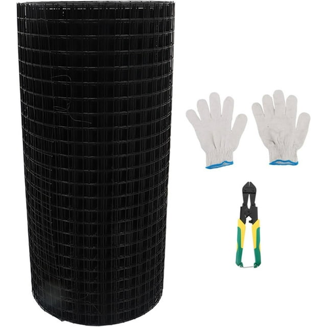 SHZAITOR 24 in x 100 ft Hardware Cloth, 1 in Chicken Wire Fence with