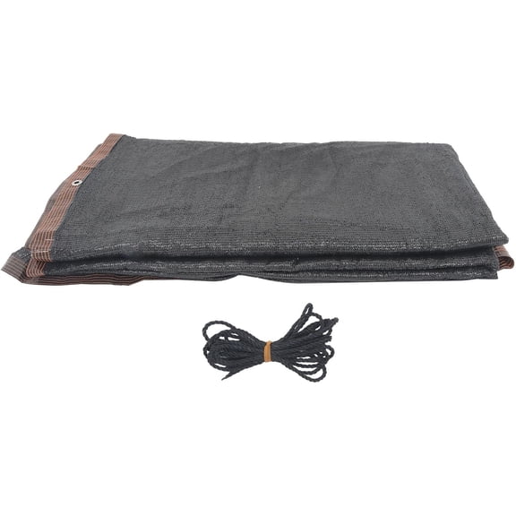 SHZAITOR 25x50ft Rectangle Pool Leaf Net Cover, Mesh Covers with Reinforcement Edge and Rope, Multipurpose Swimming Sun Shade for Patio, Garden