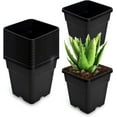 thumbnail image 1 of SHZAITOR 5/10 PACK Re-usable Square Nursery Pot 10 Gallon Plastic Grow Pots Plant, 1 of 6