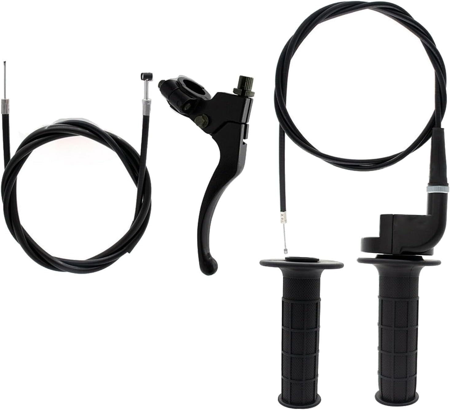 SHZAITOR 7/8 Twist Grip Throttle Accelerator Cable Kit 22mm Handlebars ...