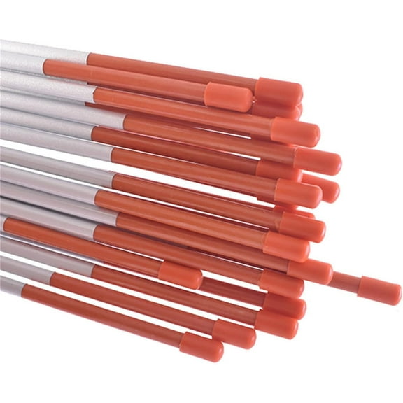 SHZAITOR 72" Driveway Markers, Snow Stakes, Plow Stakes, Orange Reflective Fiberglass 6FT 5/16-Inch Dia Pack of 25
