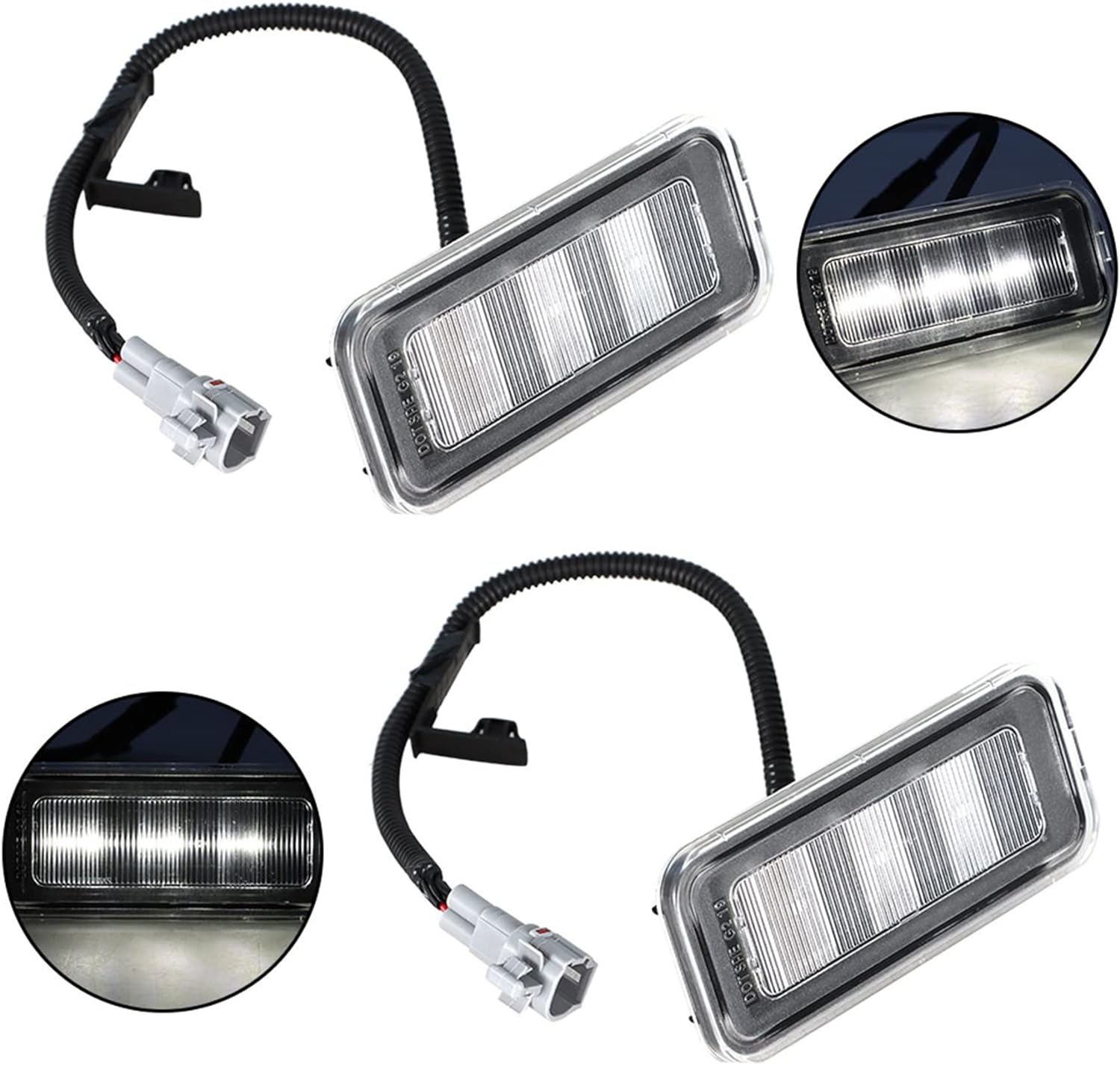 Luz de cajuela LED para camioneta, kit de iluminación de cajuela blanca, reemplazo para Toyota Tacoma 2020-2022 PT857-35200