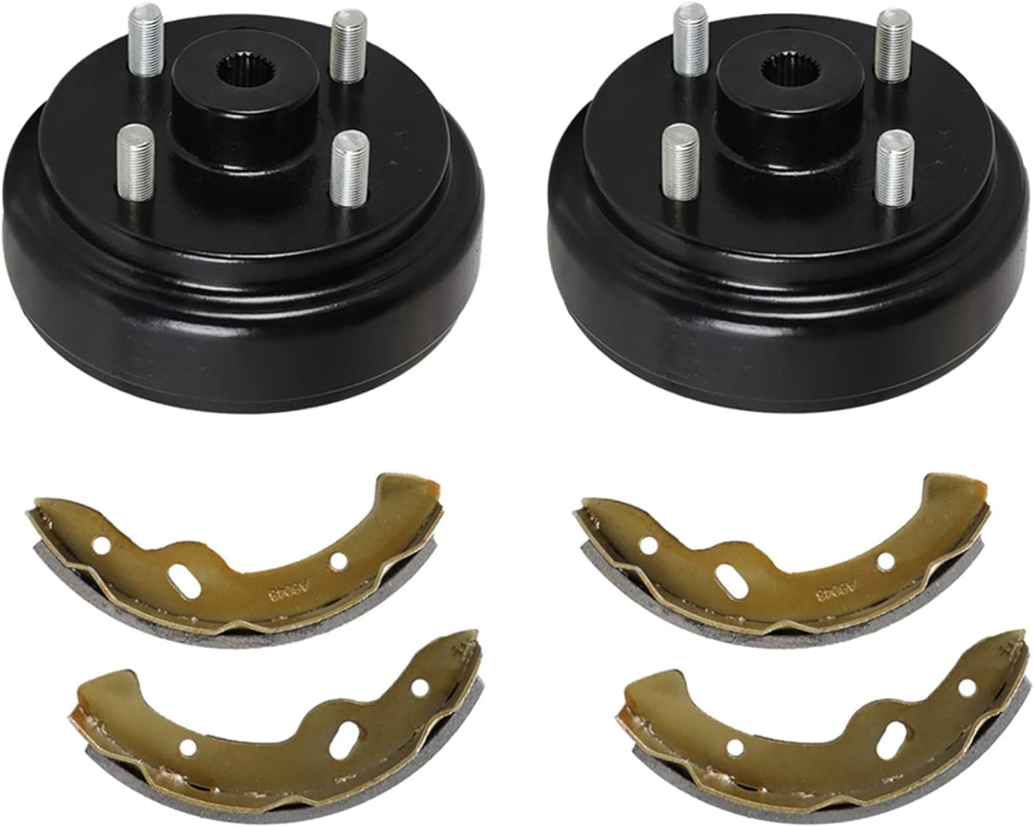 SHZAITOR Fit For Ezgo Rear Brake hub Drums Brake Shoe Kit Electric 1996