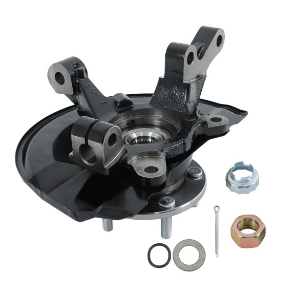 SHZAITOR Front Left Driver Steering Knuckle and Hub Bearing Assy Replacement for Outlander 2007-2018 3870A007