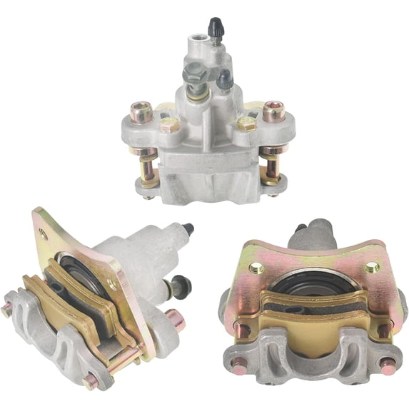 SHZAITOR Front and Rear Brake Calipers with Pads Replacement for Polaris Sportsman 500 570 800 2008-2014
