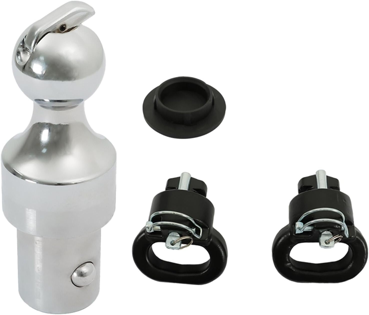 SHZAITOR Gooseneck Hitch Kit 38,000lbs Puck System 25/16 Inch Gooseneck Ball and Safety Chain