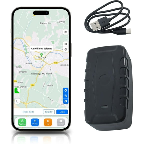 SHZAITOR Hidden Magnetic GPS 4G LTEE Real-time Car Tracking Multi Alerts Device, Electronic Fence, Speed Monitoring, Endurance Life, Plug and Play, Subscription Required