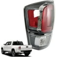 thumbnail image 1 of SHZAITOR One Left Driver Side White Cover and Bright Frame Tail Light Replacement for 2020 2021 Tacoma TRD Tail Lamp 81560-04210, 1 of 6