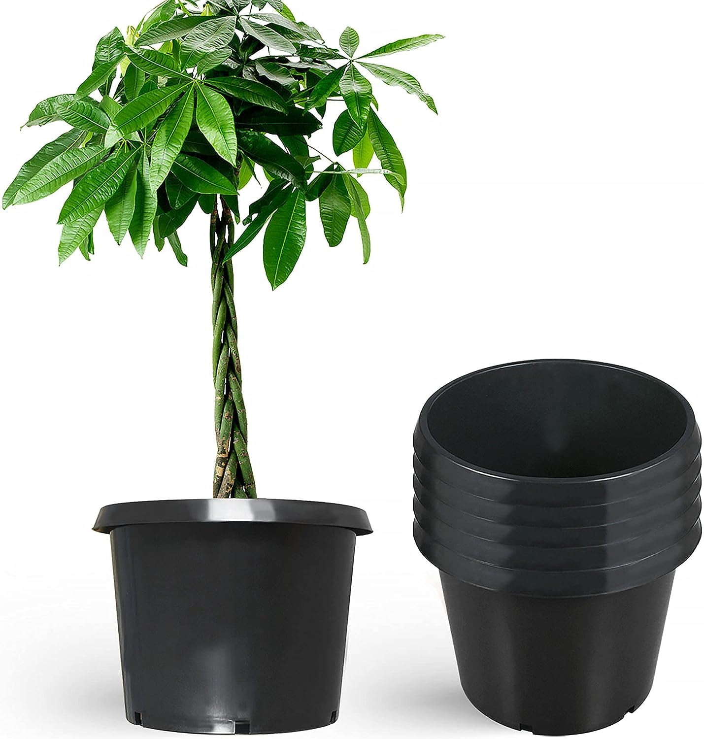 SHZAITOR Planter Nursery Pots 20 Gallon Pots for Plants, Injection