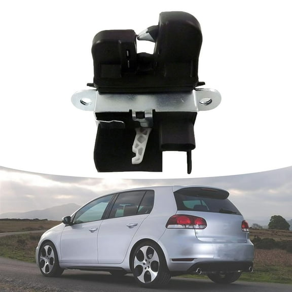 SHZAITOR Rear Trunk Boot Lid Lock Latch Replacement for 2009-2013 Golf GTI R MK6 Replace 5K0827505A