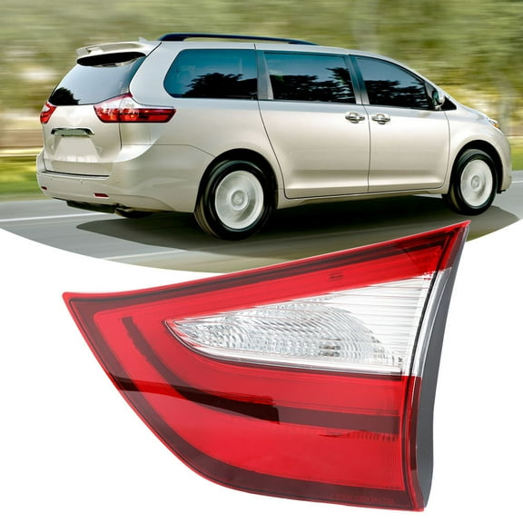SHZAITOR Right Side Inner Tail Light Assembly Replacement for Toyota Sienna 2015-2020 Passenger Side Rear Brake Lamp