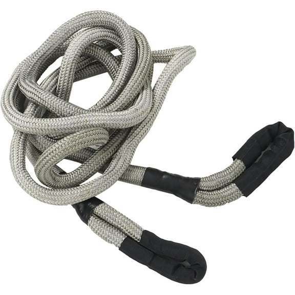 SHZAITOR Tow Recovery Nylon Rope Grey Replacement for ATV UTV Trailers SUV Pickup Truck Cars 7/8 Inch Thick by 20 Foot Long 30840LBS Capacity