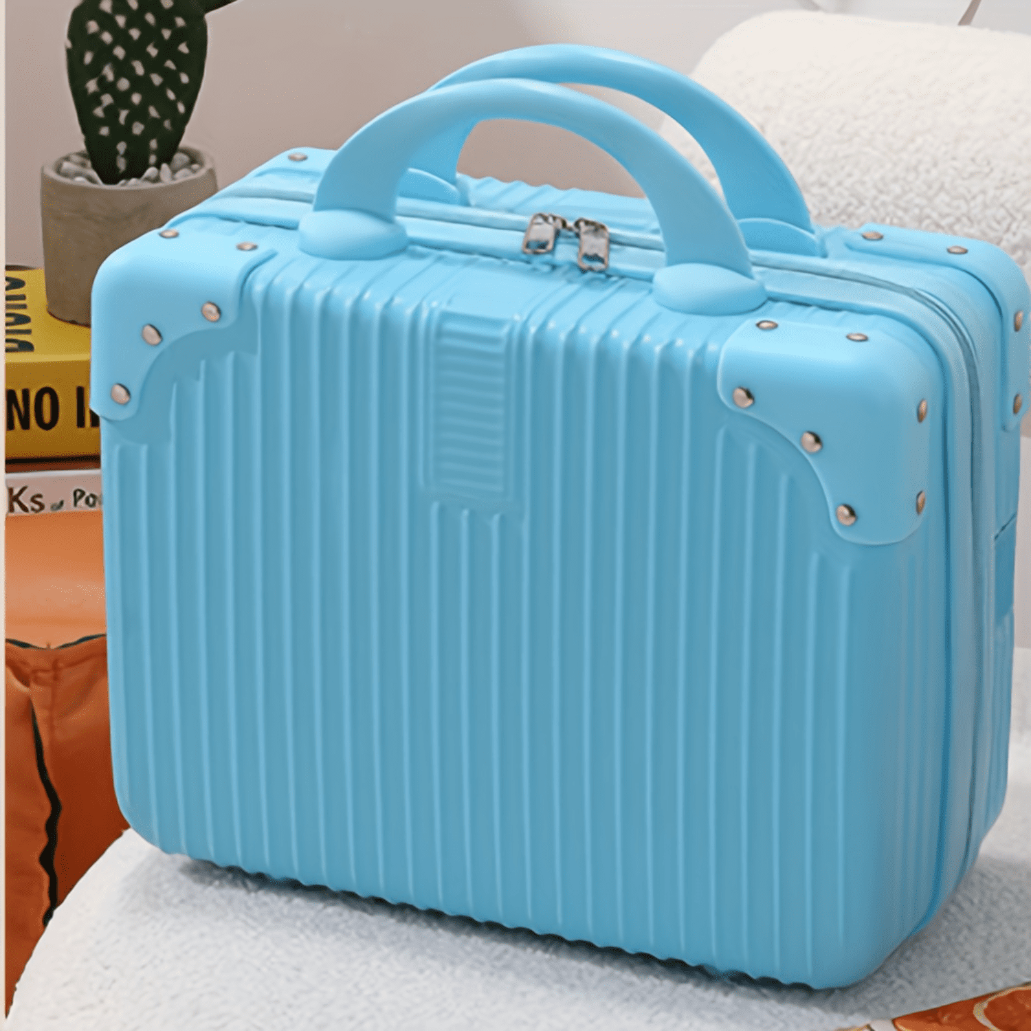 SHZHHFKJCX Lightweight and Versatile Chic 14Inch Travel Cosmetic Bag