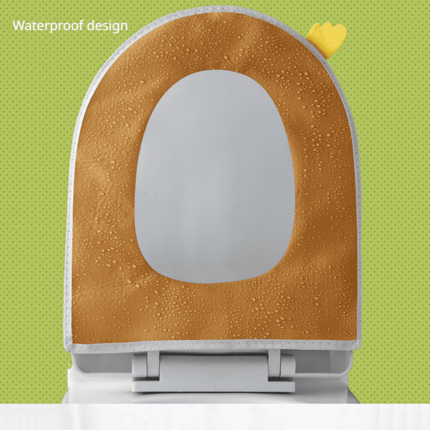 SHZHHFKJCX Waterproof Soft Plush Zipper Toilet Seat Cushion Ideal for