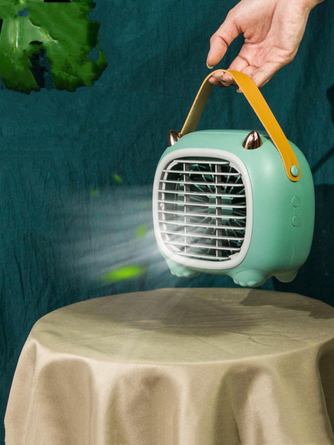 SHZHLAIFUZB Portable Rechargeable HighPower Mist Fan Perfect for