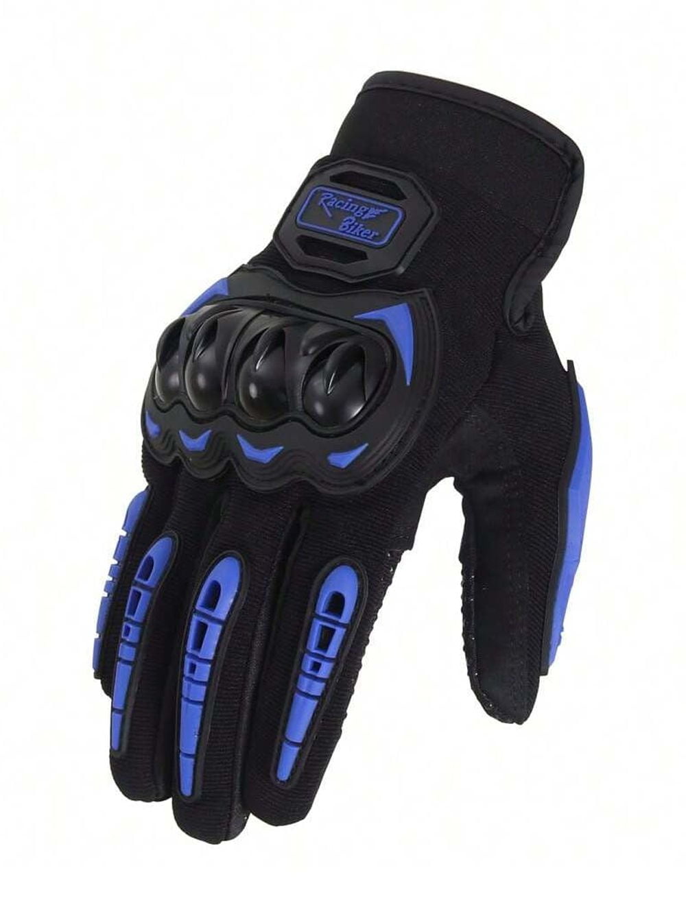 SHZHLAIFUZB Upgraded Blue Protective Motorcycle Gloves with Touch