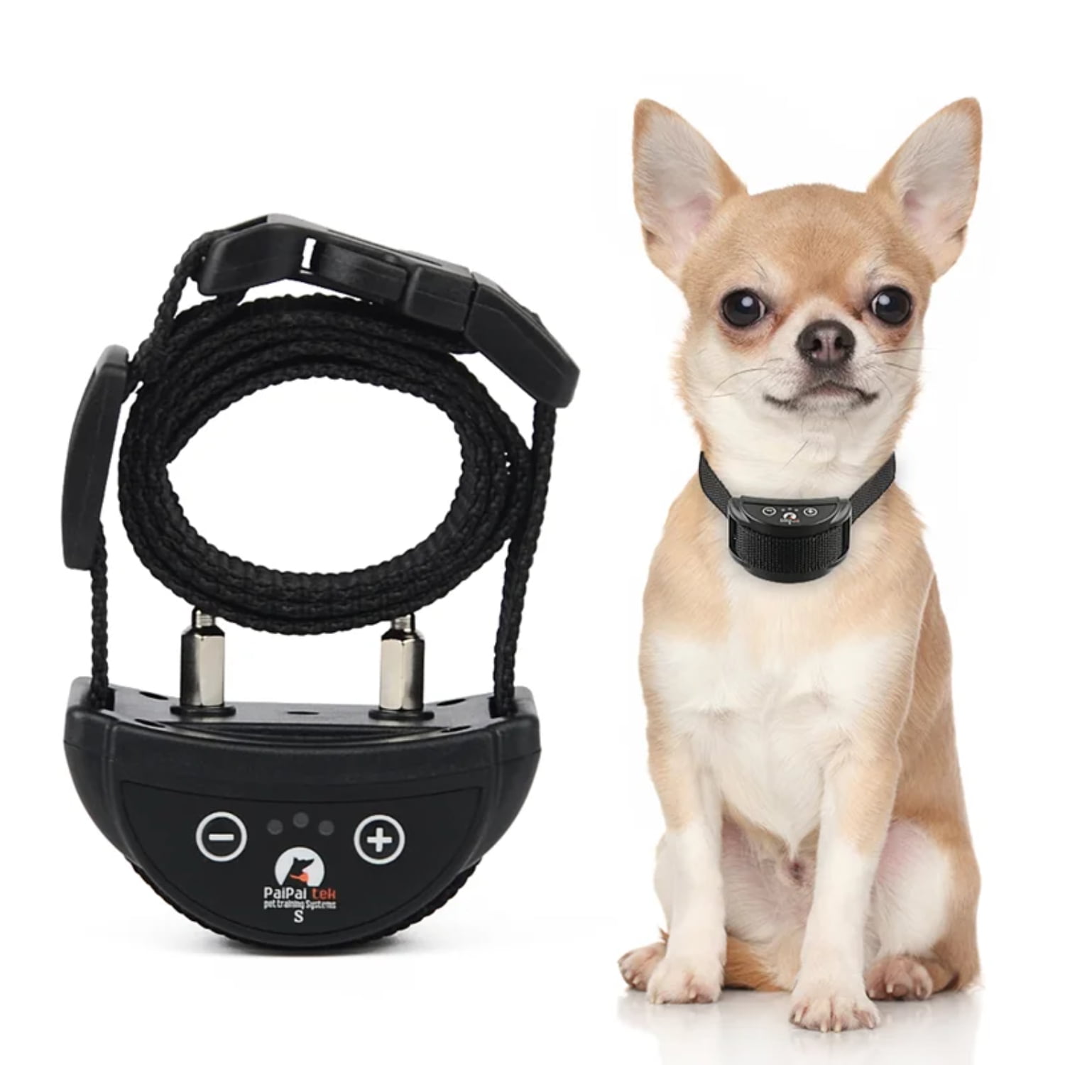 SHZHLAIFZB Rechargeable Waterproof Pet Dog Anti Bark Collar for Small