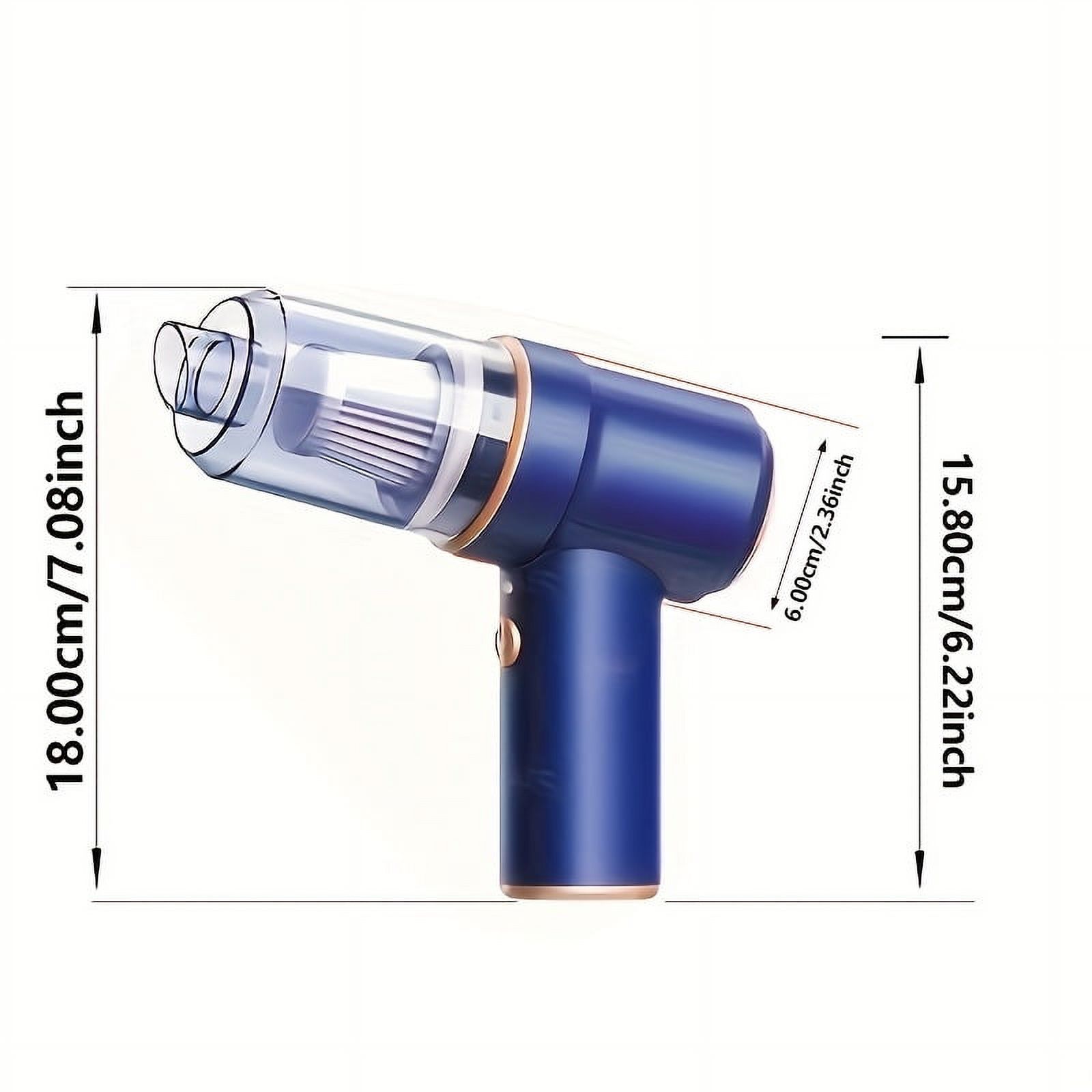 SHZHPQFJY Cordless Handheld Vacuum Cleaner with High Power Suction for