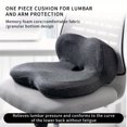 SHZHPQFJY Orthopedic Memory Foam Seat Cushion for Lower Back Support