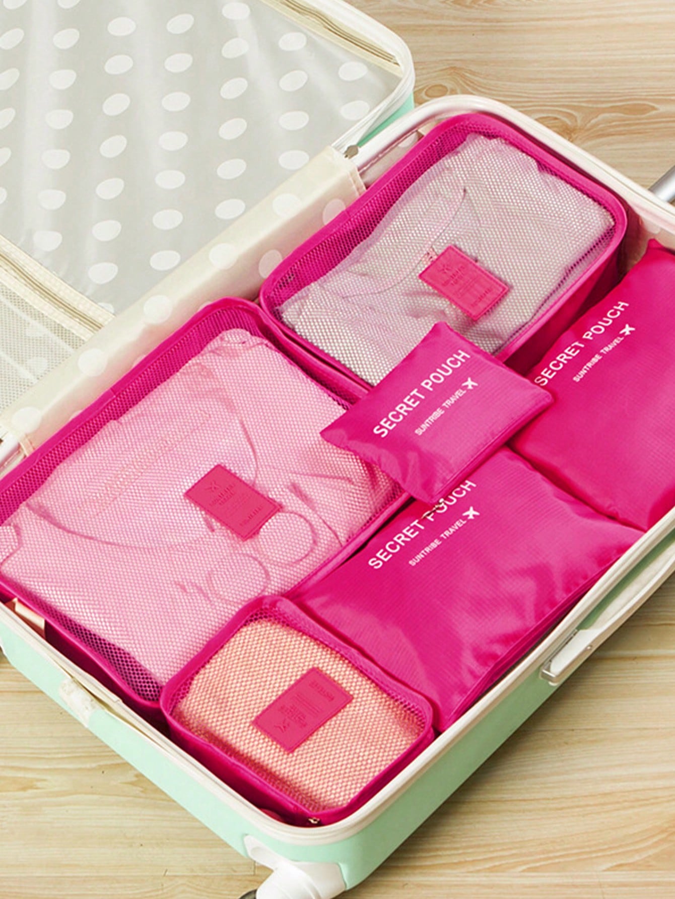 SHZHSDWEIJ Travel in style with this 6piece versatile and practical