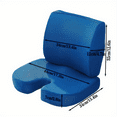 SHZHYIQIMR Comfortable and Supportive Ergonomic Memory Foam Seat