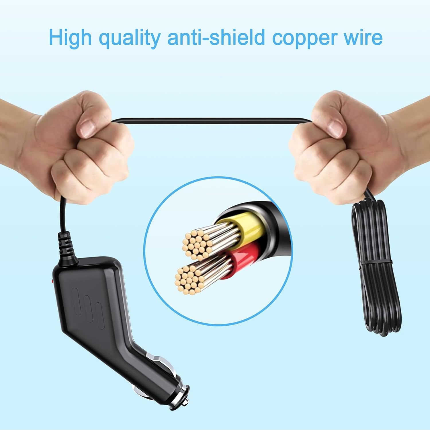 SHZHYIQIMR HighQuality Black Car DC Adapter for AAXA Pico P2 Jr KP100