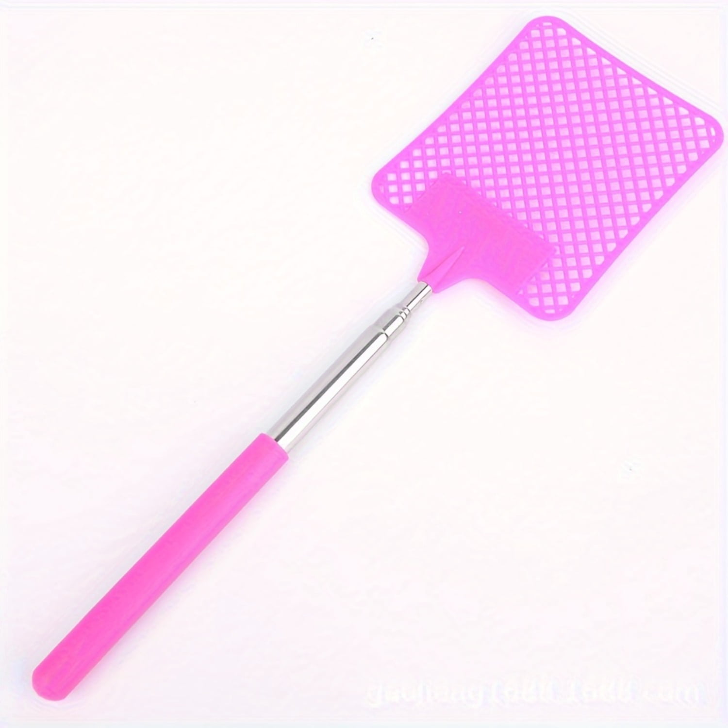SHZHYIQIMR Longlasting 1pc Stainless Steel Telescopic Fly Swatter for Effective Manual Pest