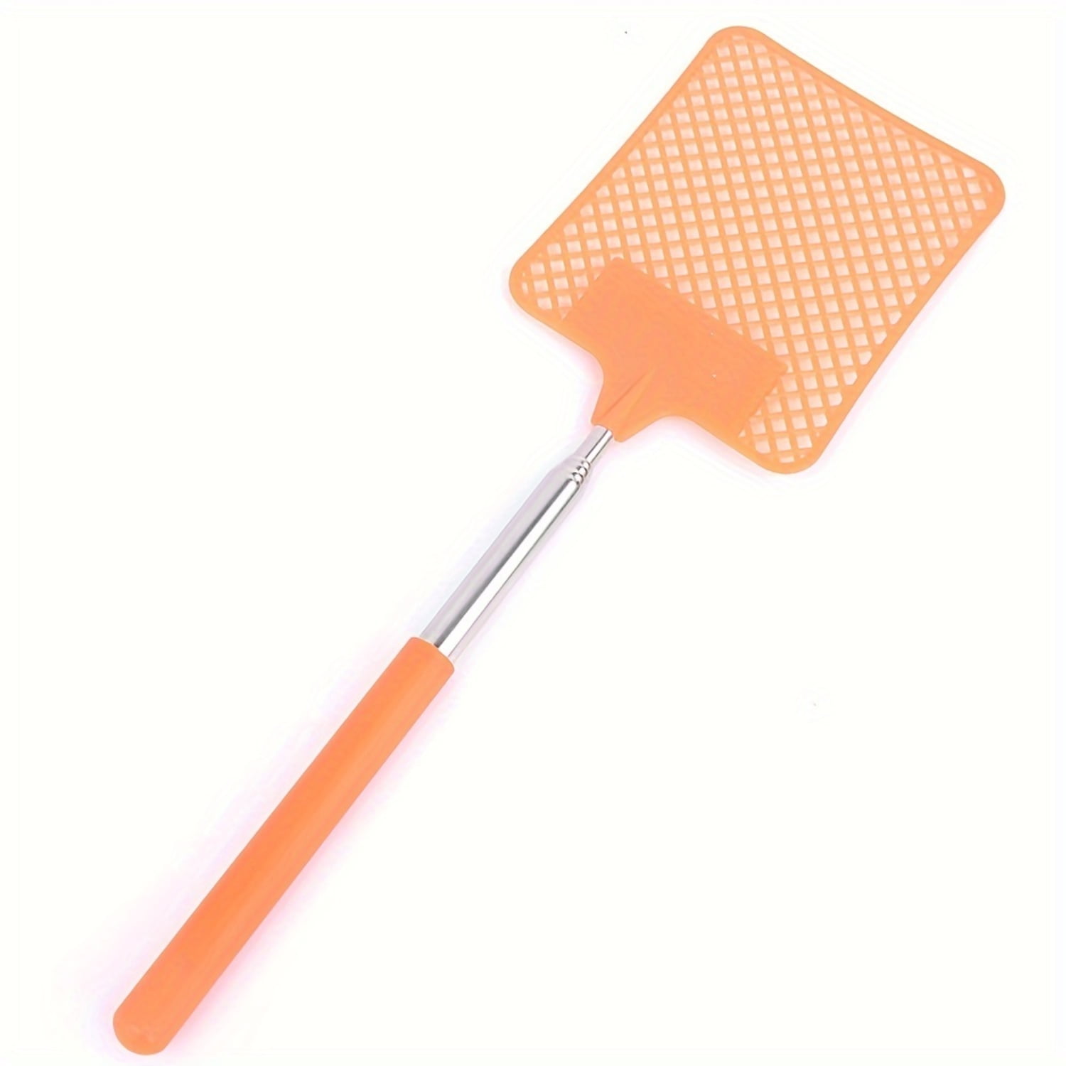 SHZHYIQIMR Longlasting 1pc Stainless Steel Telescopic Fly Swatter for Effective Manual Pest