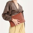 SHZHYIQIMR Stylish and Reliable Solid Color Chic Clutch and Briefcase