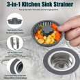SHZHYUESONGKJ Durable Upgraded Universal Fit 3In1 Stainless Steel