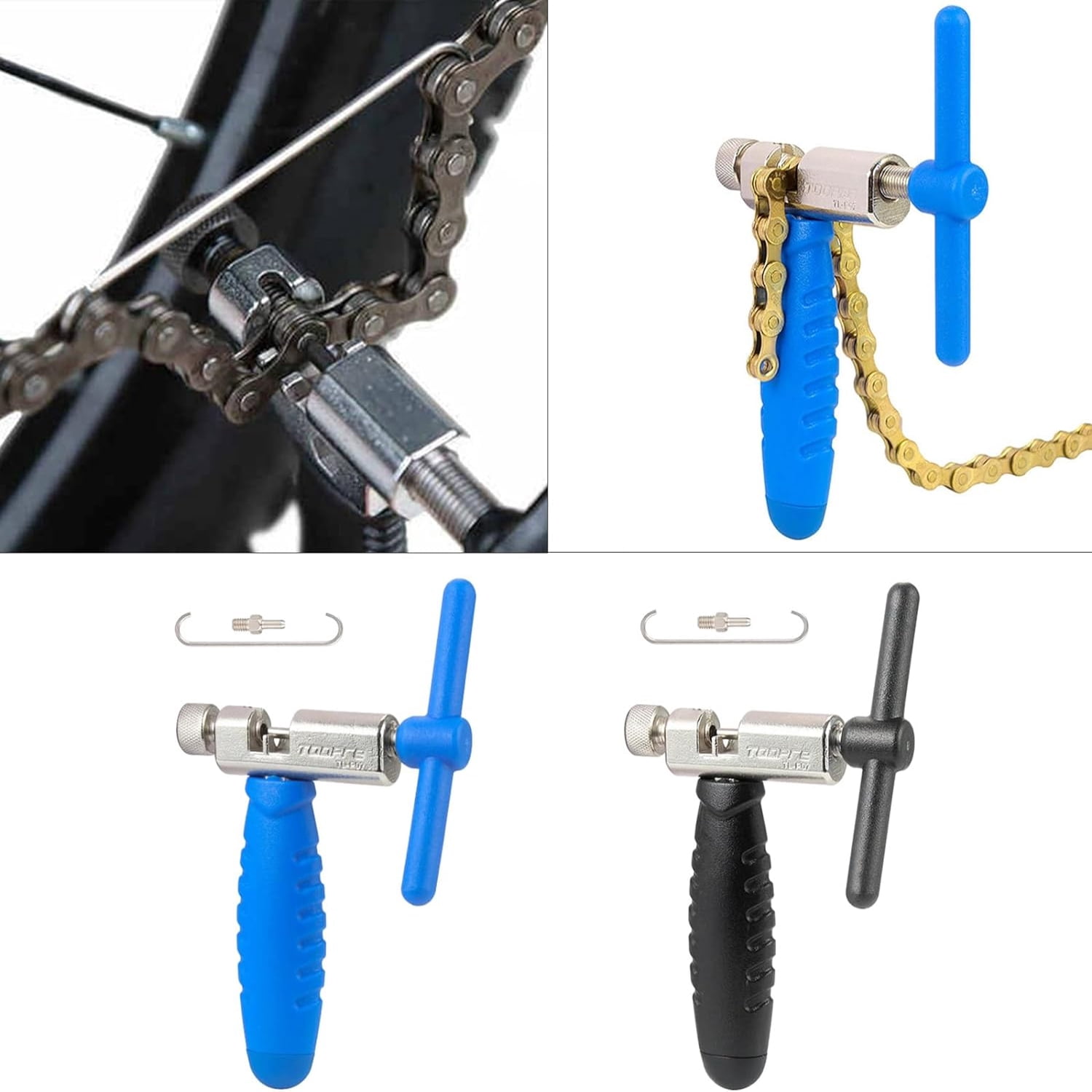 MMOBIEL 3-in-1 Bike Chain Tool Kit: Chain Breaker, Wear Checker & Link Pliers For 1-12 Speed Bikes