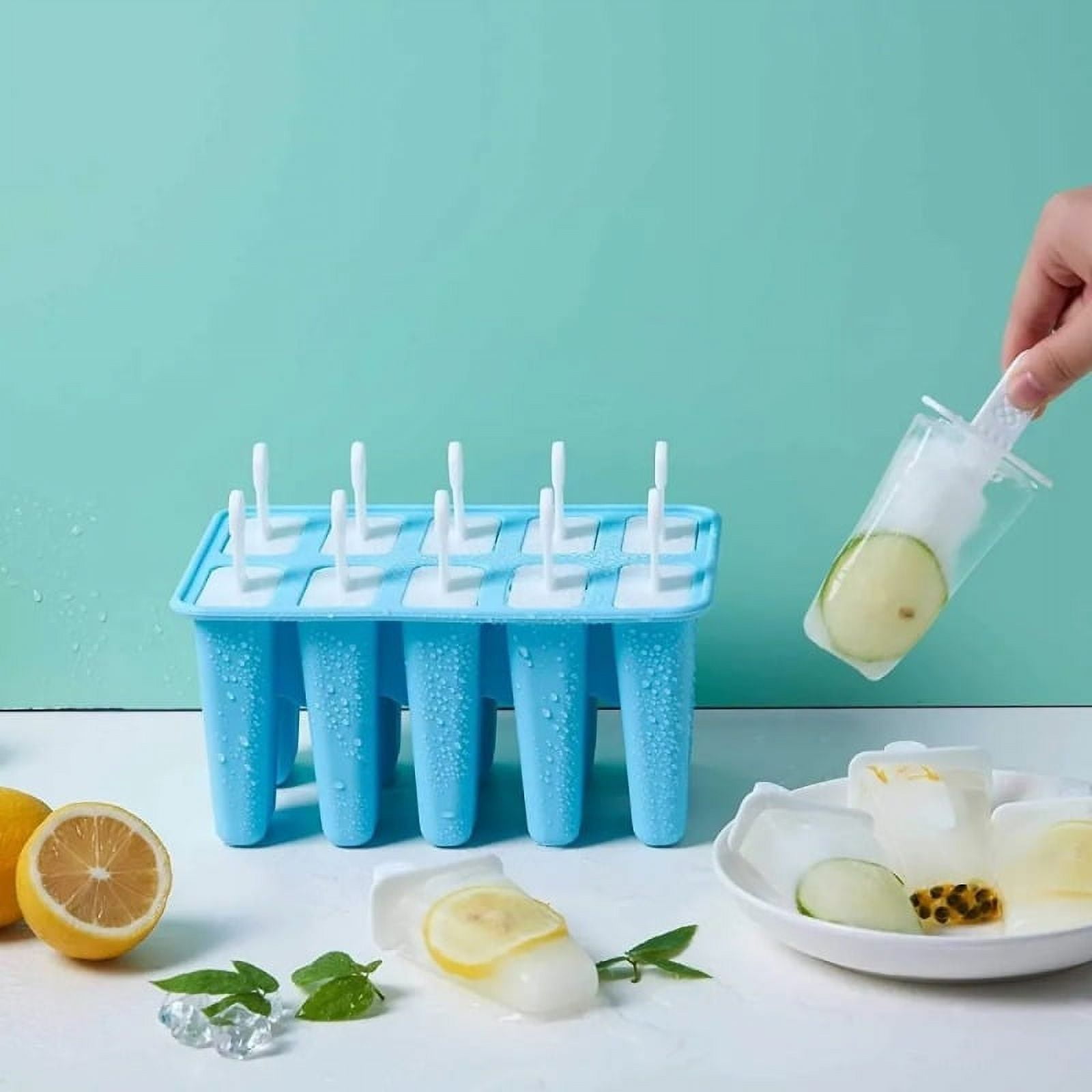 SHZHYUESONGKJ Handle Silicone Ice Molds Flexible BPA and LeadFree