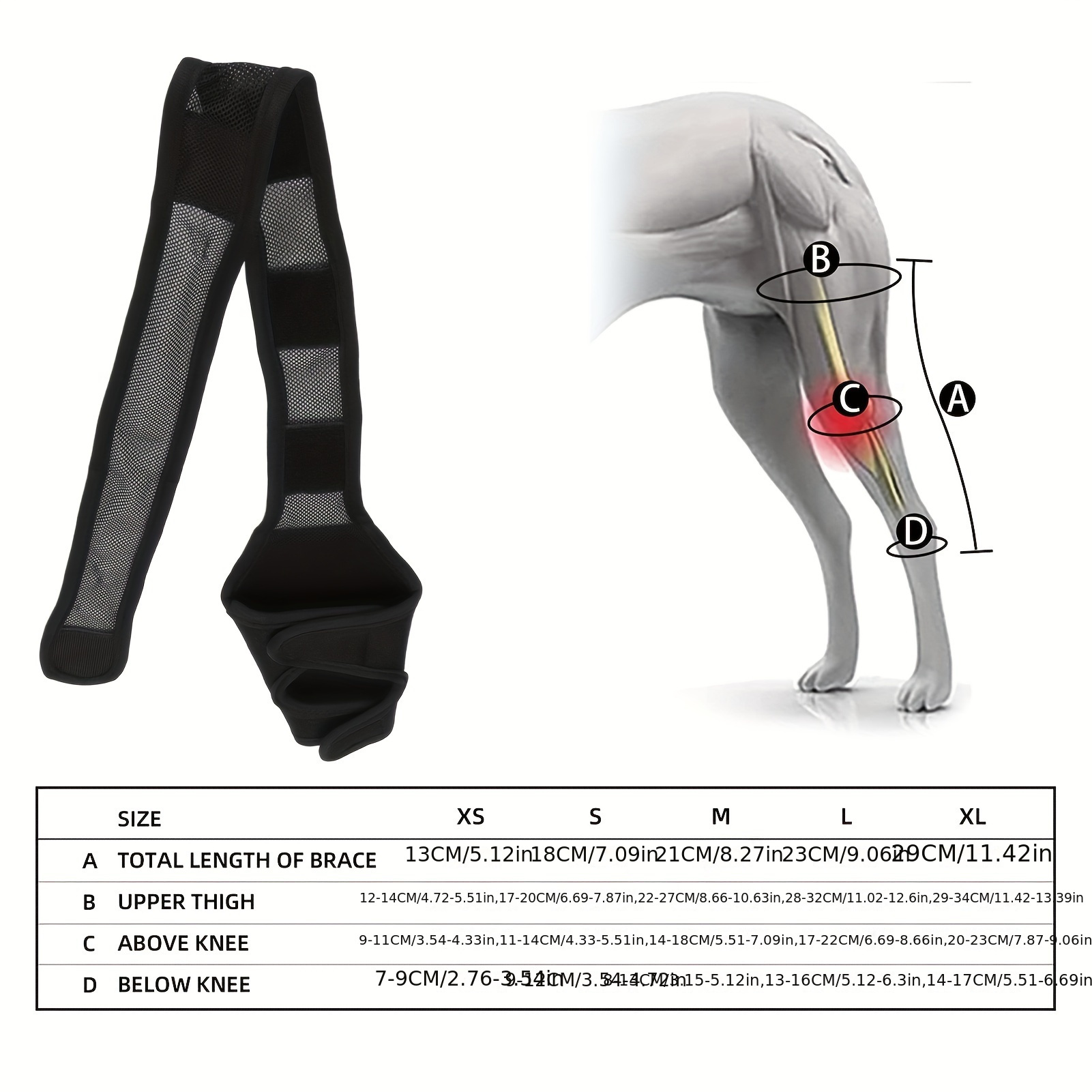 SHZHYUESONGKJ Ideal ComfortFit Neoprene Dog Elbow Protector Sleeve for