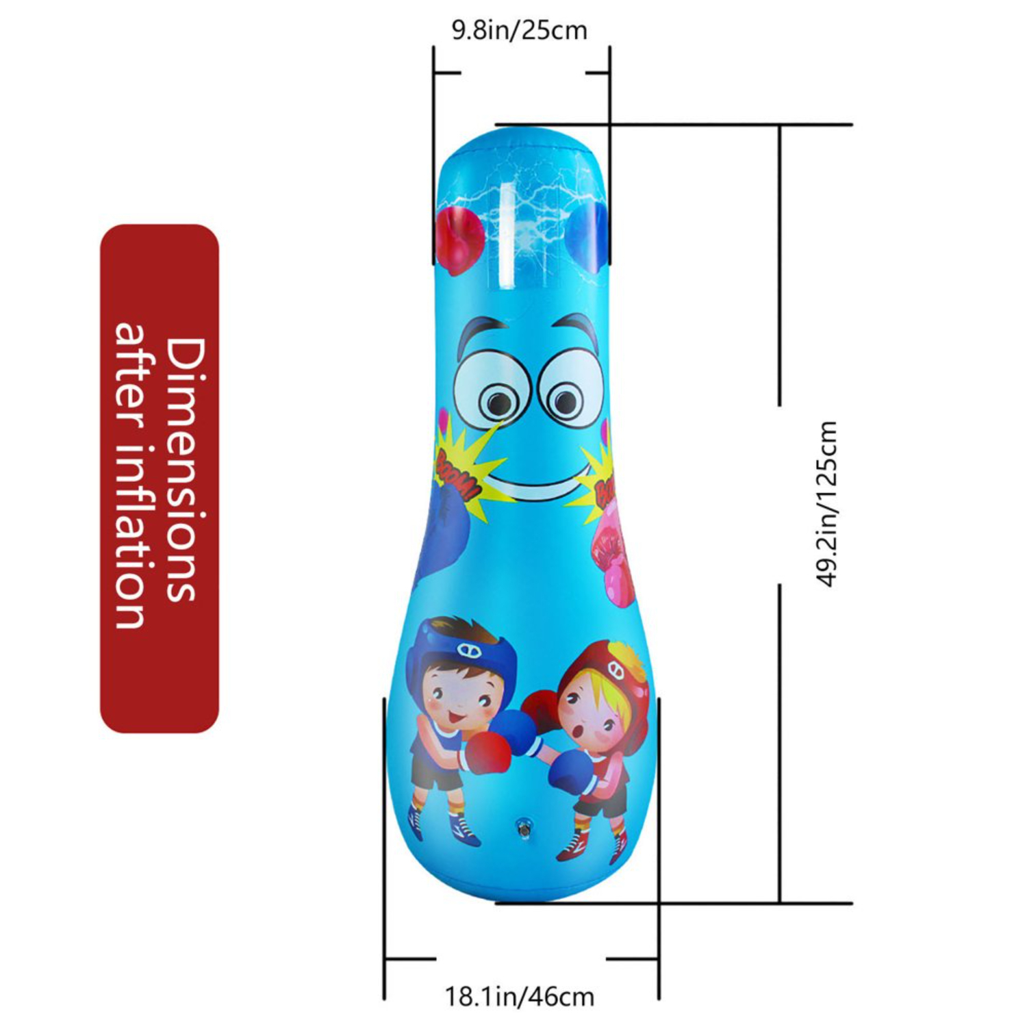 SHZHYUESONGKJ Inflatable Free Standing Sandbag for Kids Durable
