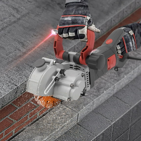 SHZICMY 220V 43mm Electric Wall Chaser Groove Cutting Machine Slotting Machine 4800W CNC