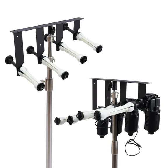 SHZICMY 4 Roller Electric Motorized Wall Mount Photo Background Support System w/ RC