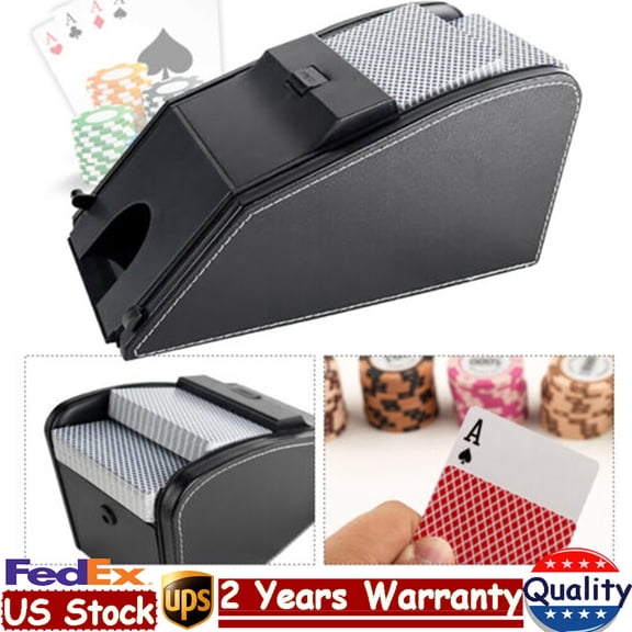SHZICMY Automatic Electronic Card Casino Shuffler Dealing Dispenser Shuffle Machine USA