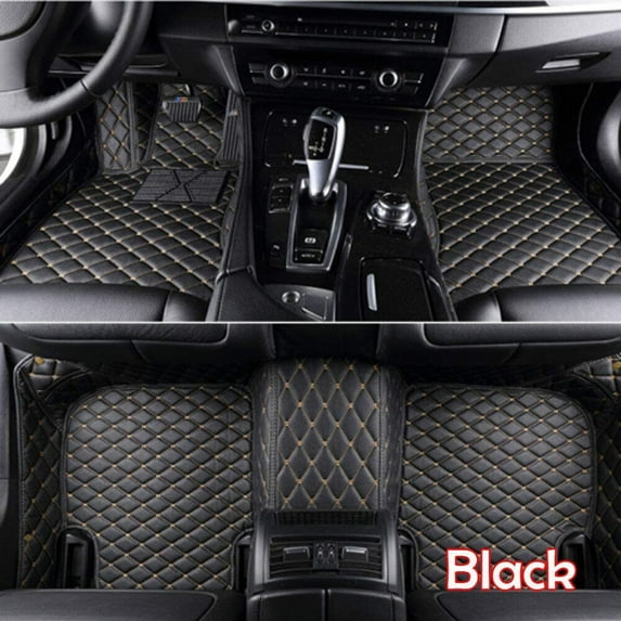 SHZICMY Car Floor Mats Waterproof Carpet for BMW 5-Series F10 E60 520i 525i 528i 530i 535i Full Coverage Non-Slip Auto Car Carpet
