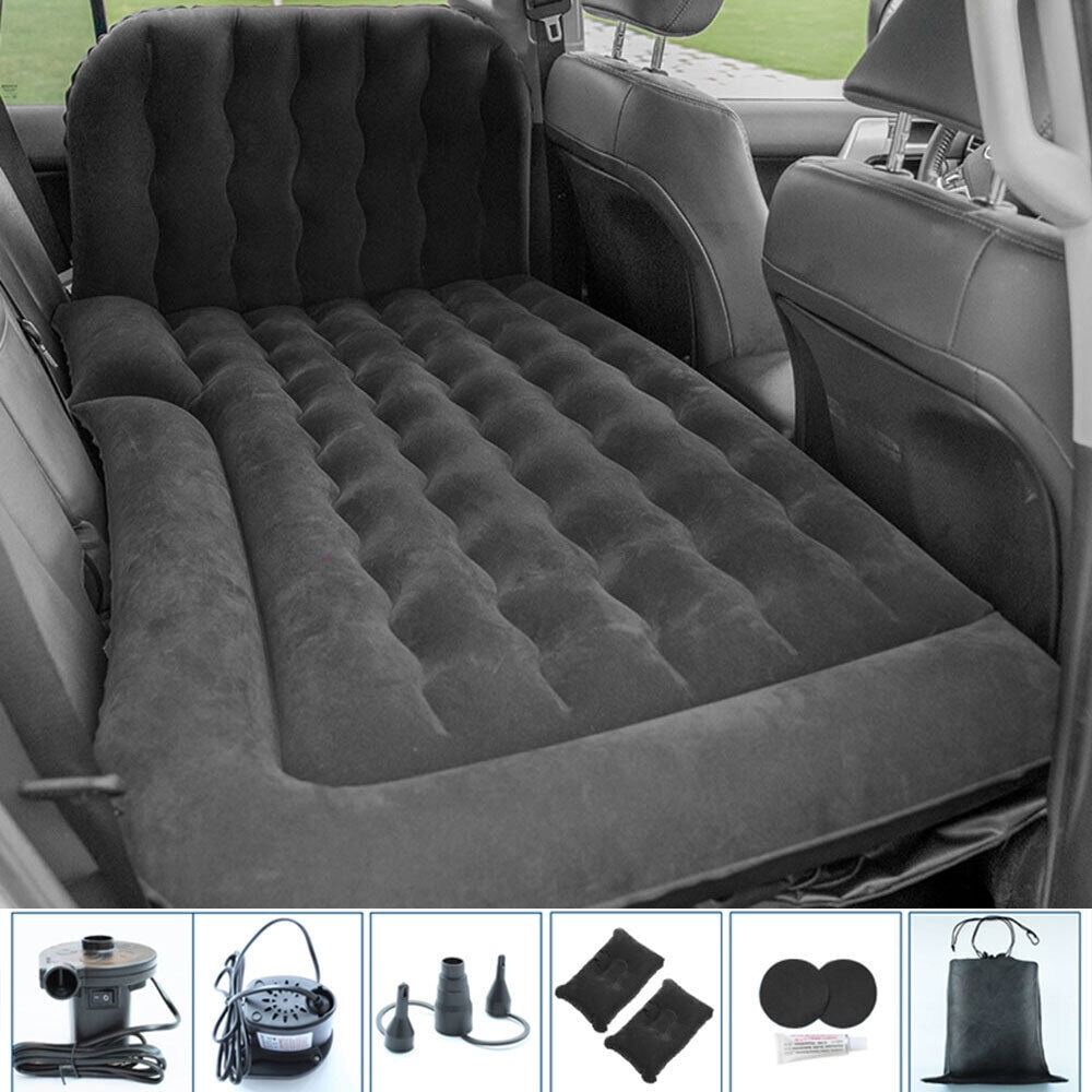 Inflatable Seat Cushion Portable Seat Pad Flocking Fabric Seat Mat