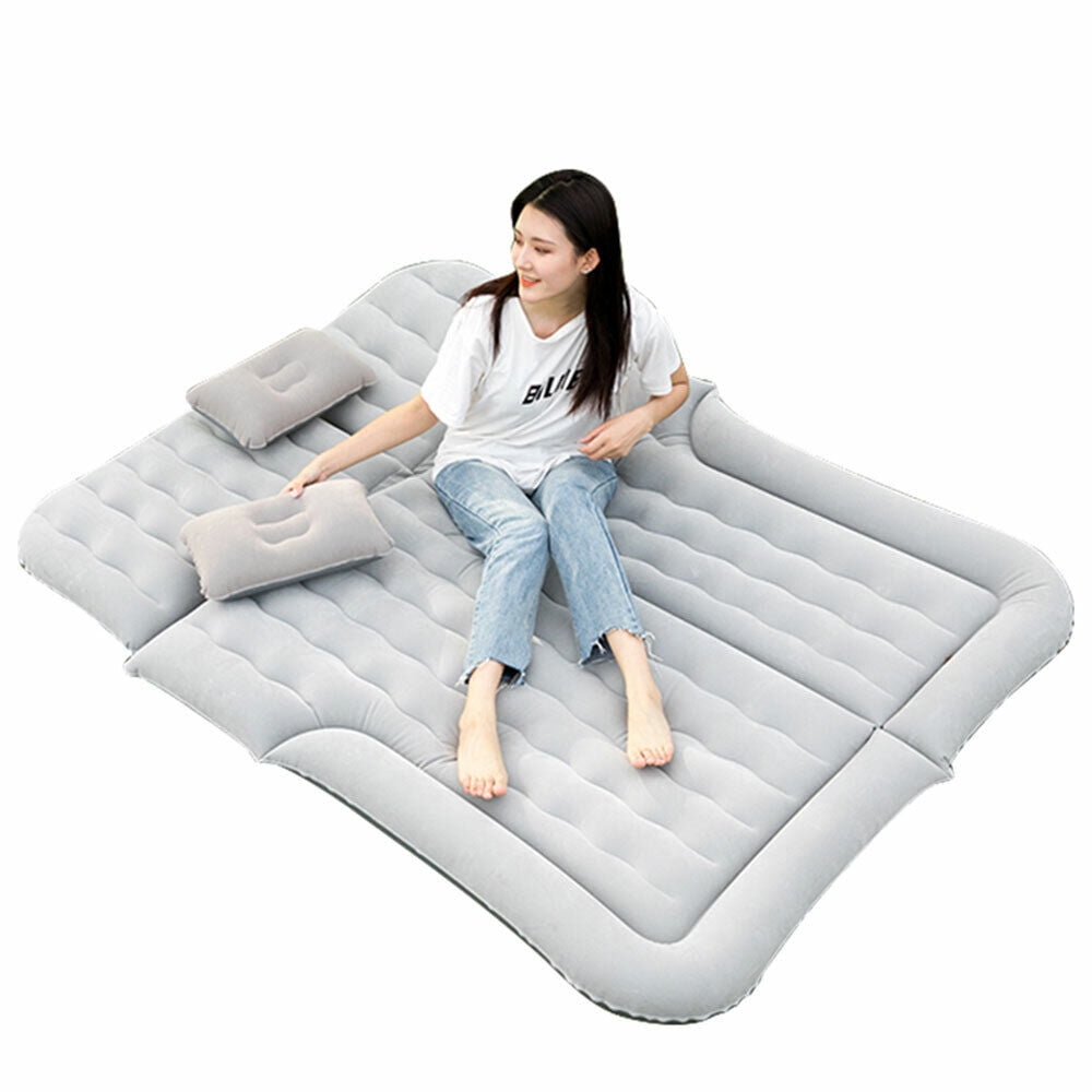 SHZICMY Car Inflatable Air Bed Travel Mattress Seat Sleep Cushion Mat