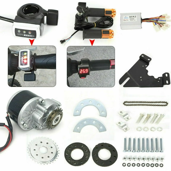 SHZICMY Electric Drive Mountain Bike Conversion Custom Twist Kit 36V 350W E-Bicycle Kit