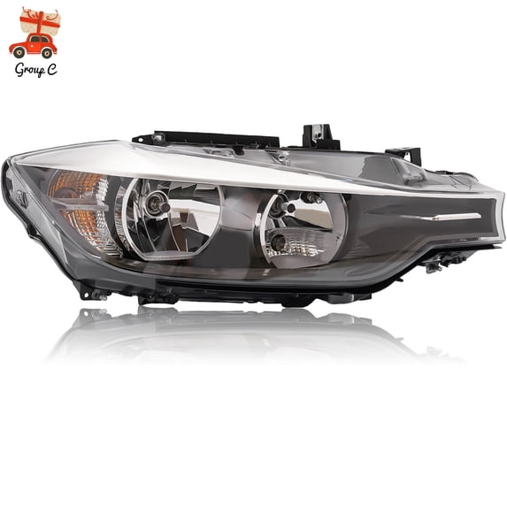 SHZICMY Halogen Headlight Right Side Passenger For BMW 320i 328i Sedan Wagon 2012-2015