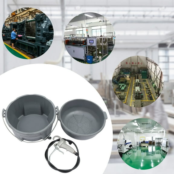 SHZICMY Handheld Oiler Bucket Oil Gun Kit Lubricator of Pipe Threader Threading Machine