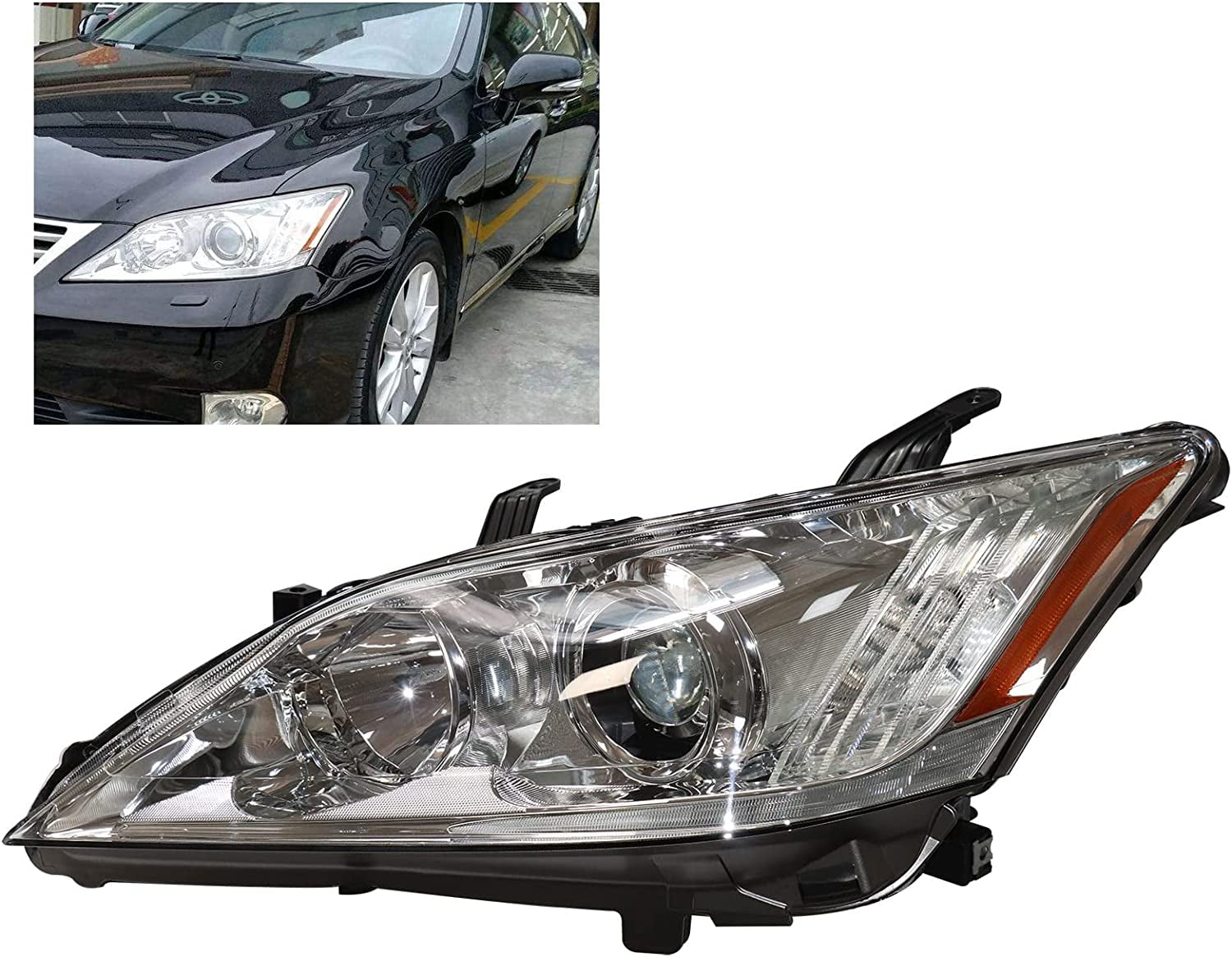 SHZICMY Headlight Assembly for 2010 2011 2012 Lexus ES350 HID/Xenon AFS Headlamp Driver Side