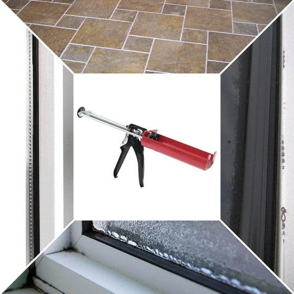 SHZICMY Industrial Double Epoxy Gun 400 ML Dual Component Manual Applicator for Bond Manual Double Epoxy Gun 400 ML Dual Component For Bond Caulking Gun