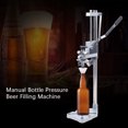 thumbnail image 1 of SHZICMY Manual Bottle Pressure Beer Filling Machine Beer Liquid Filler Stainless Steel Silver, 1 of 6