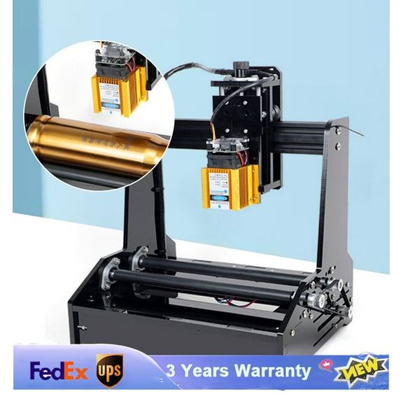 SHZICMY Portable 15W Cylindrical Laser Engraving Machine Desktop Metal Engraver Printing